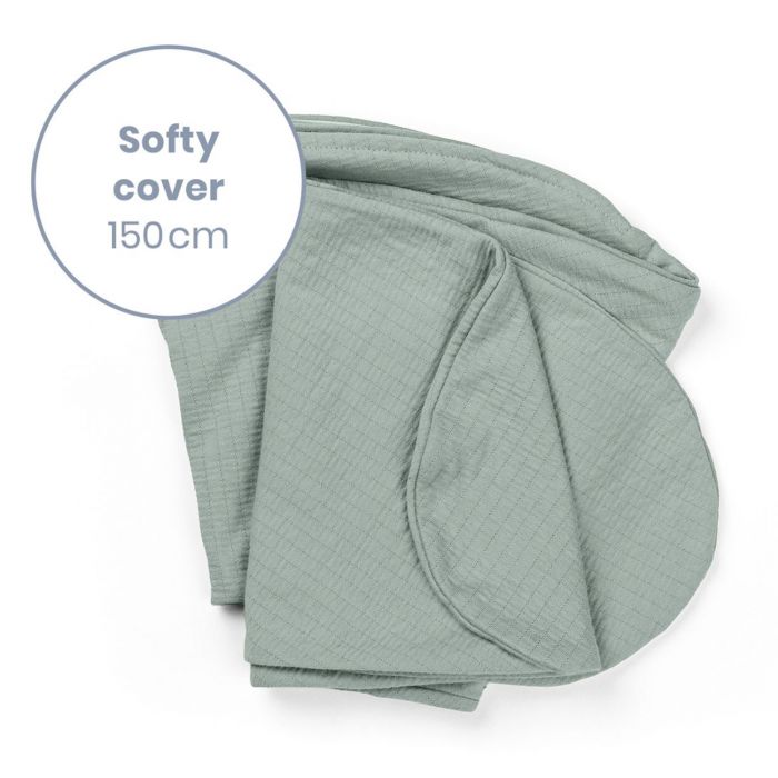Softy - Housse de coussin d'allaitement - Curdoroy green