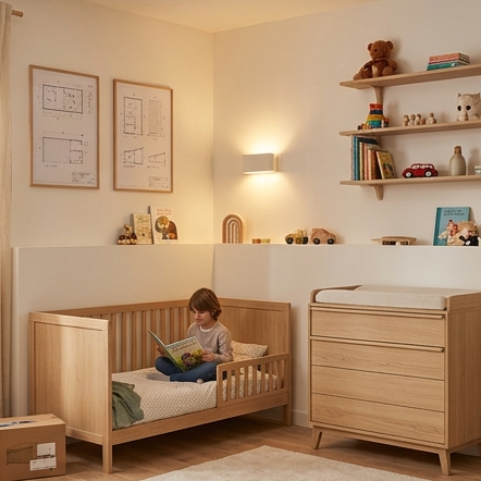 aménagement chambre bébé haut de gamme