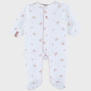 Pyjama Noukie's coton pointelle motif floral Taille 18 mois