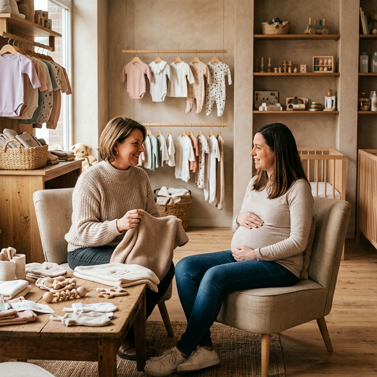 équipe Piti’s boutique bébé Liège