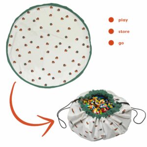 Tapis de jeu & sac à jouets  - escargot