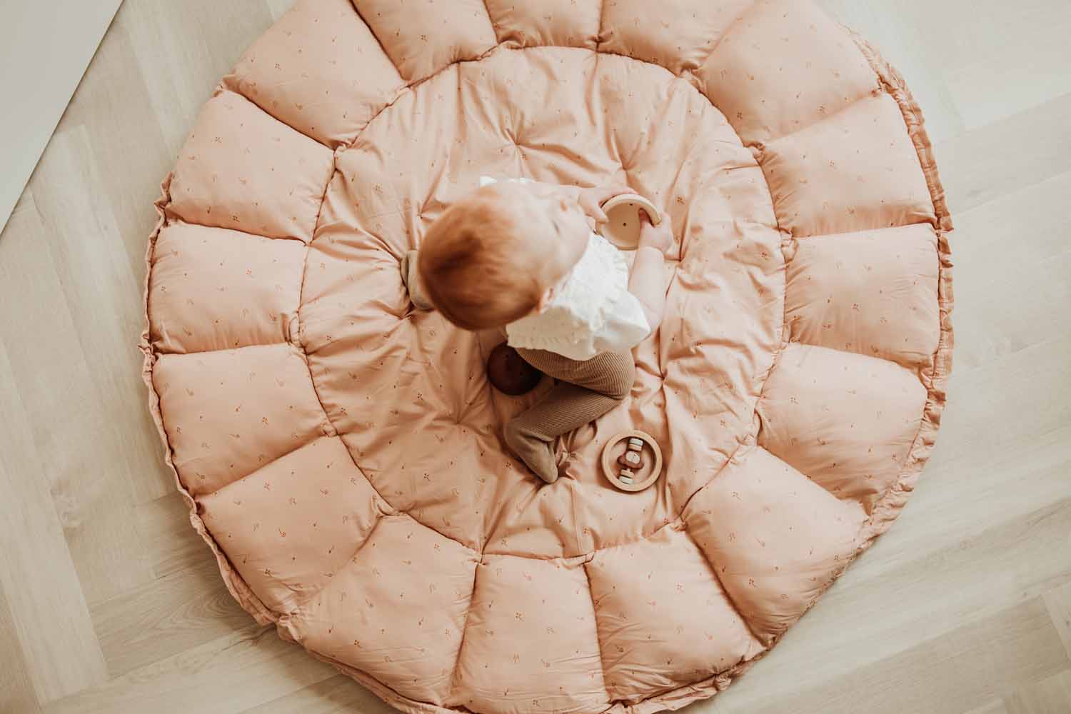 Tapis d'éveil & cocon organic - fleuri – Image 3