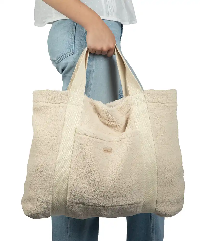 Sac teddy - crème – Image 2