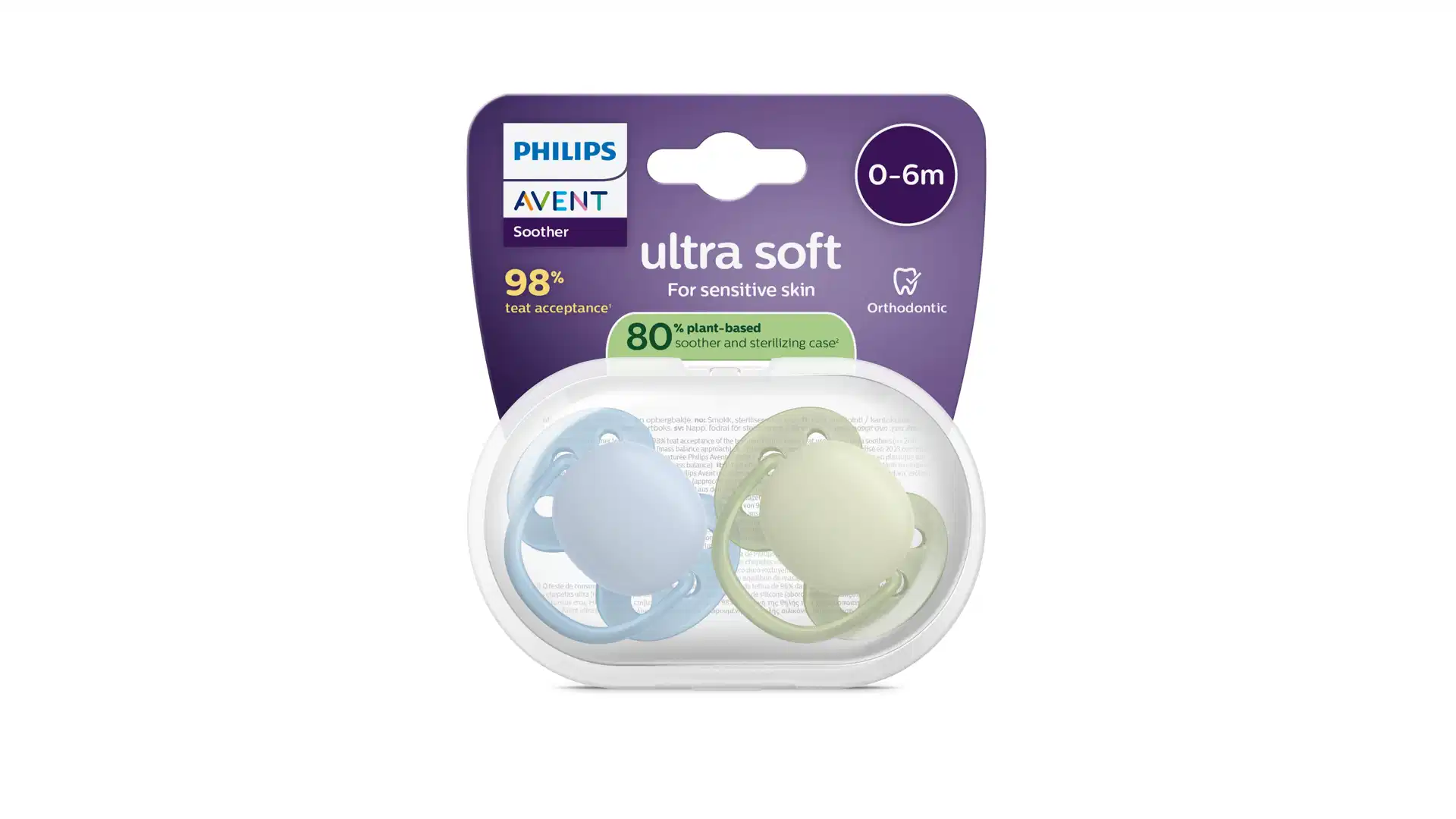 Philips Avent Sucette Soft 0m Mixte Duopack – Image 3