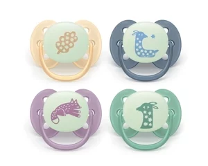 Philips Avent Sucette Soft 6m Night Mix Duopack