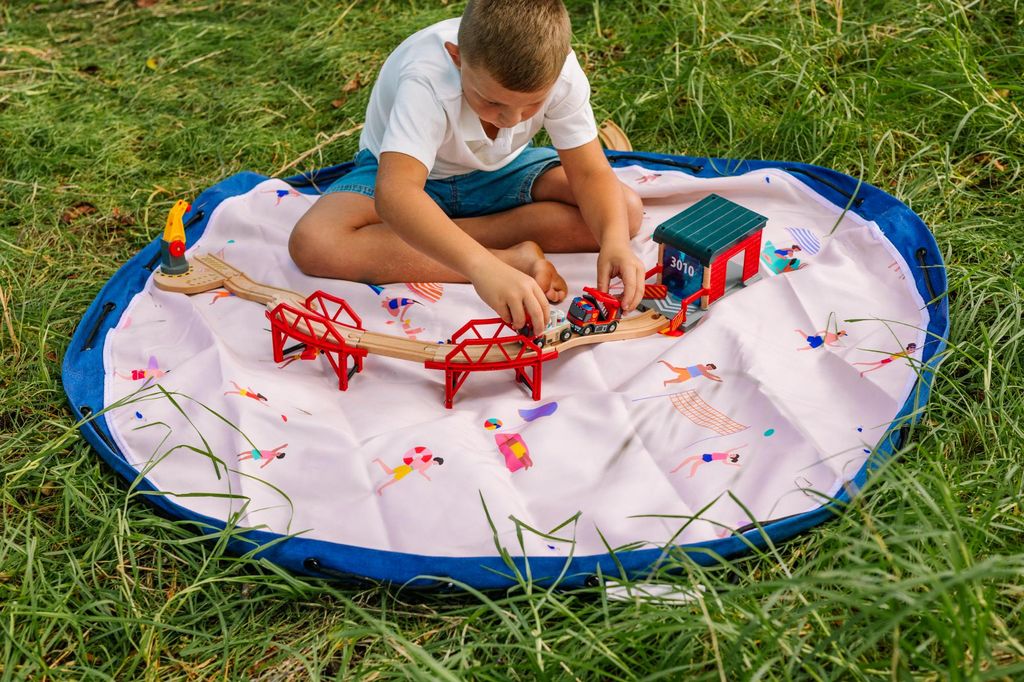 Tapis de jeu & sac à jouets extérieur - beach – Image 3