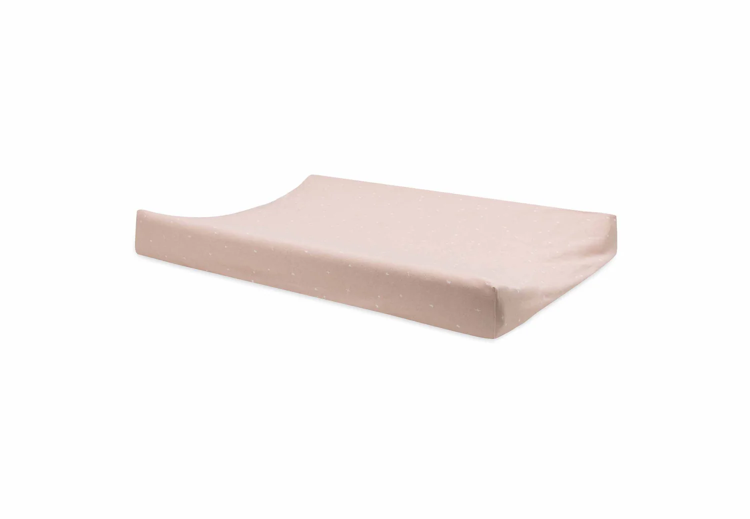 Housse matelas à langer jersey Rose étoiles – Image 2