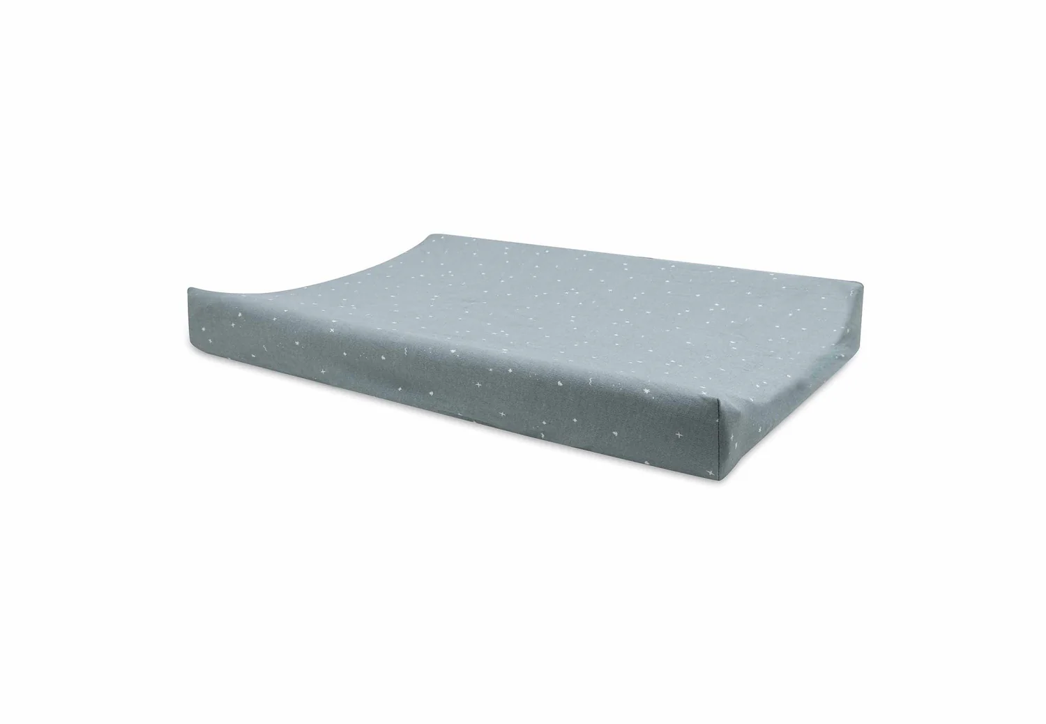 Housse matelas à langer jersey Bleu étoiles – Image 3