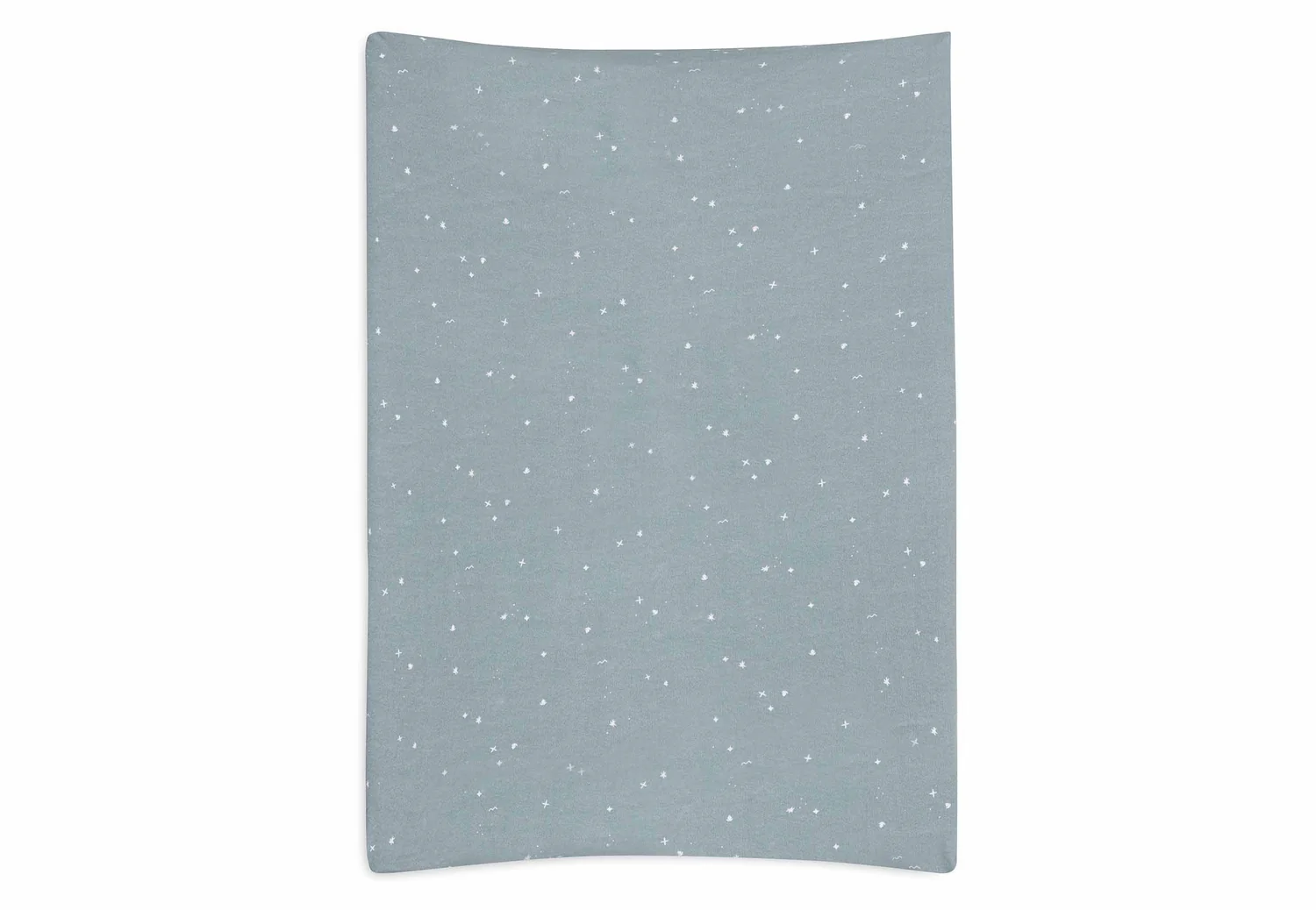 Housse matelas à langer jersey Bleu étoiles