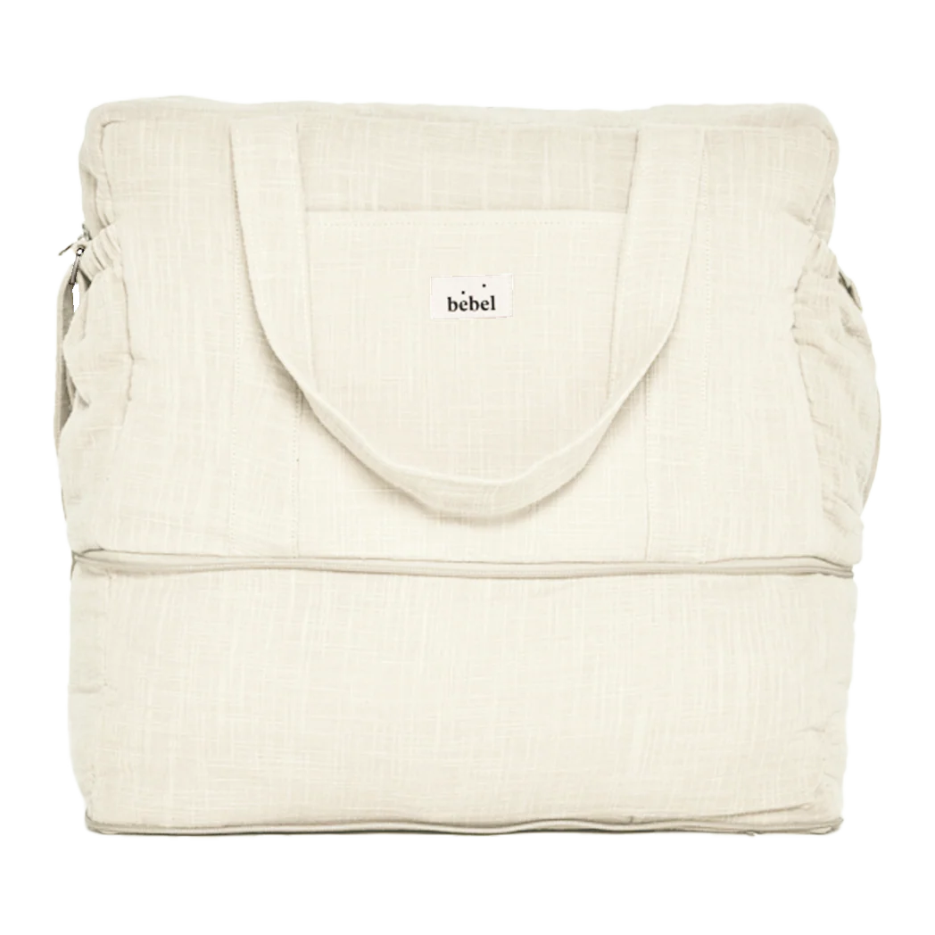 Bebel Sac 24/48H - Effet lin Beige – Image 2