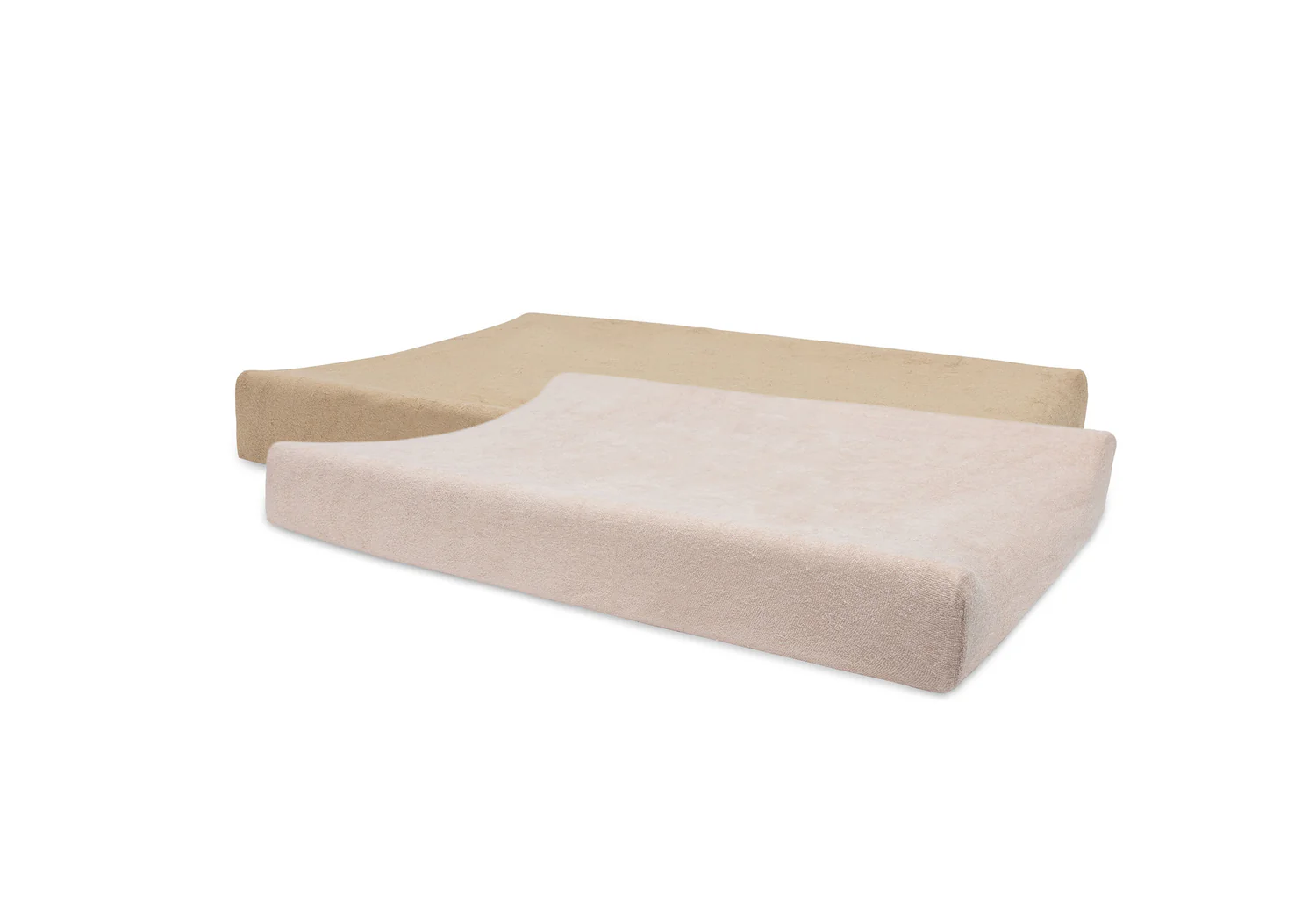 Housse matelas à langer éponge duo 2 unités - Wild Rose & Biscuit