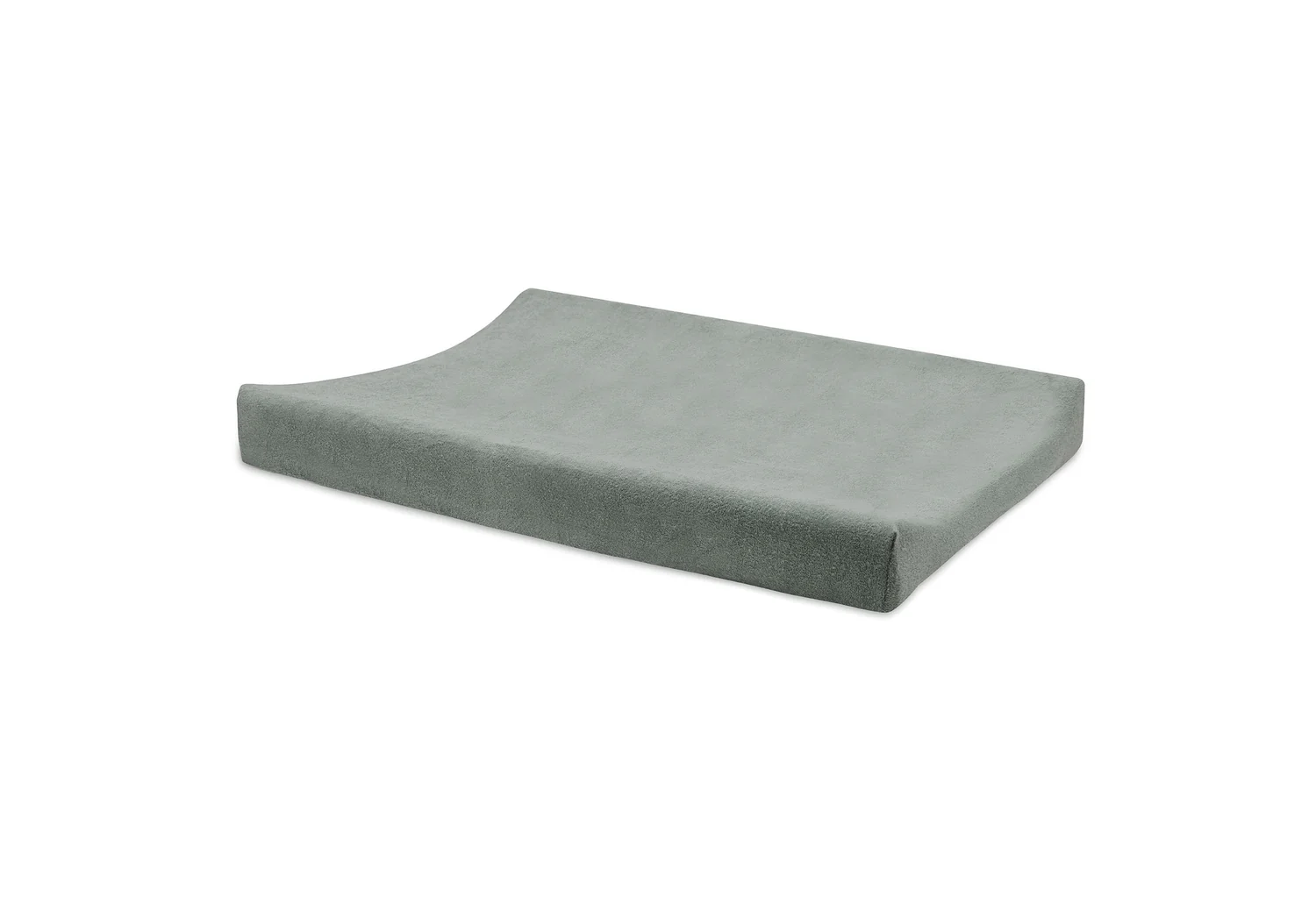 Housse matelas à langer éponge duo 2 unités - Sea Green & Ivory – Image 2