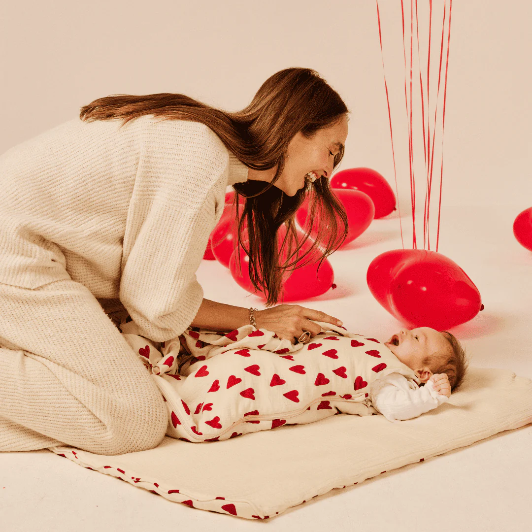 Couverture Bebel Couverture en double gaze St Valentin – Image 2