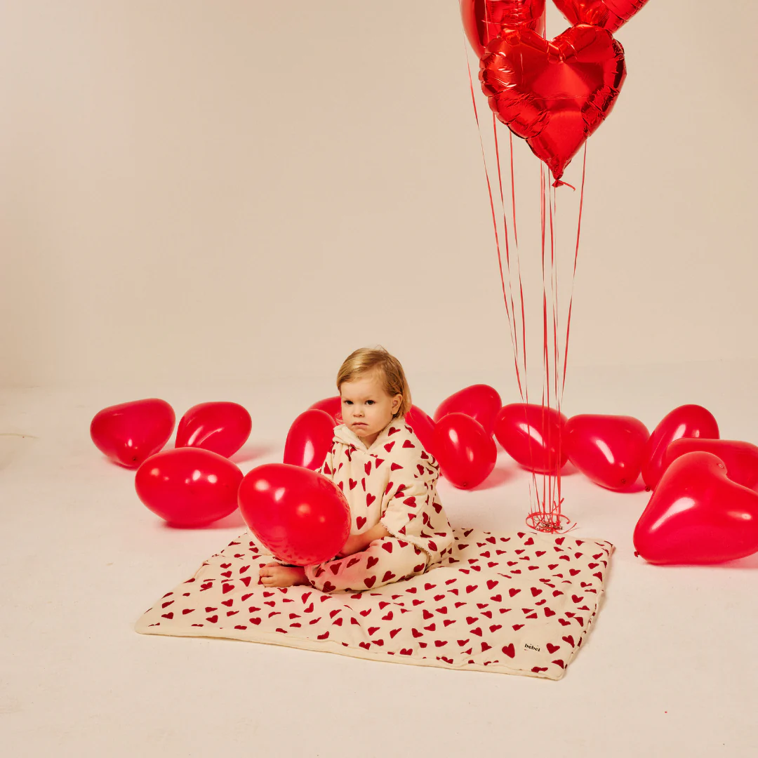 Couverture Bebel Couverture en double gaze St Valentin – Image 3