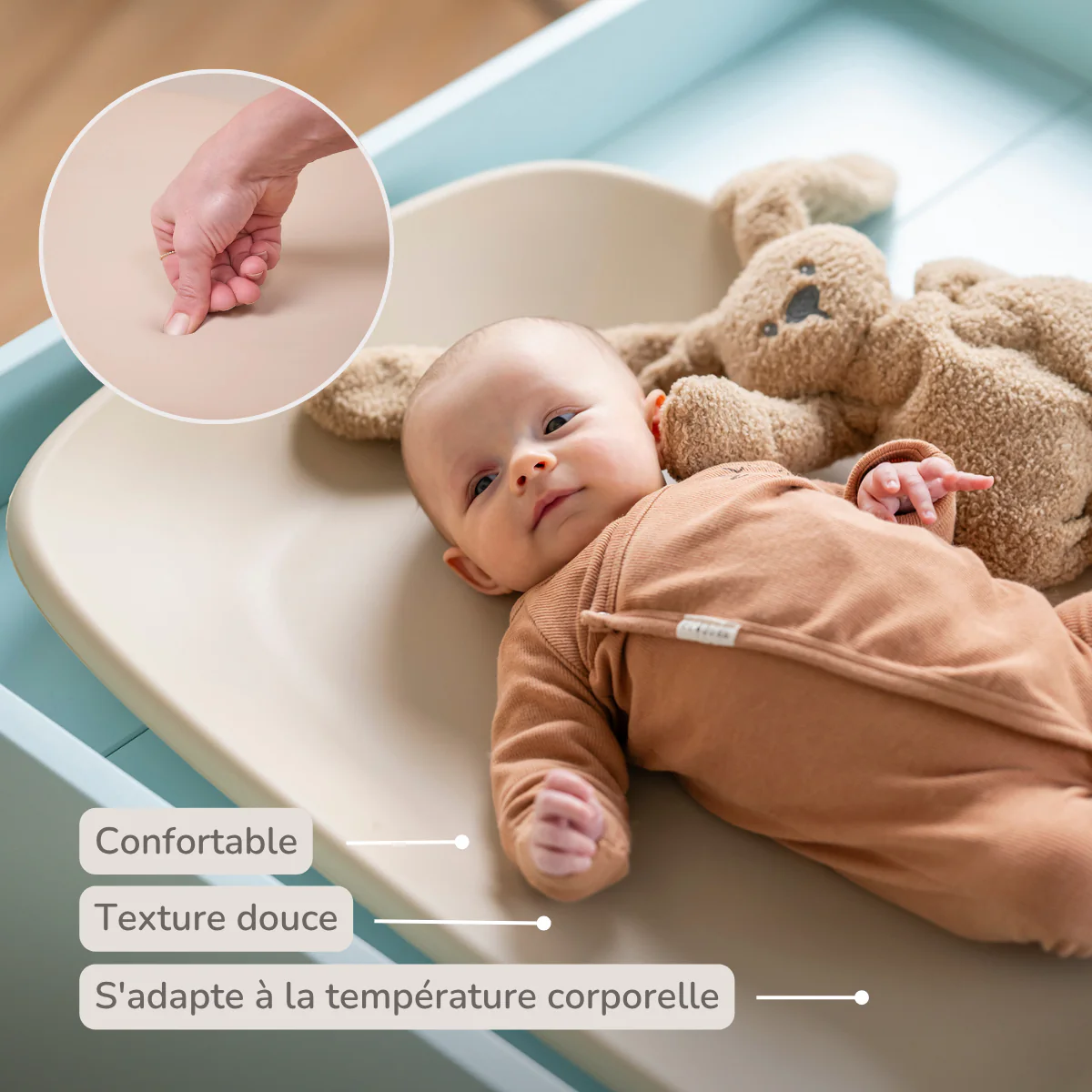 Matelas à Langer Softy Beige – Image 3