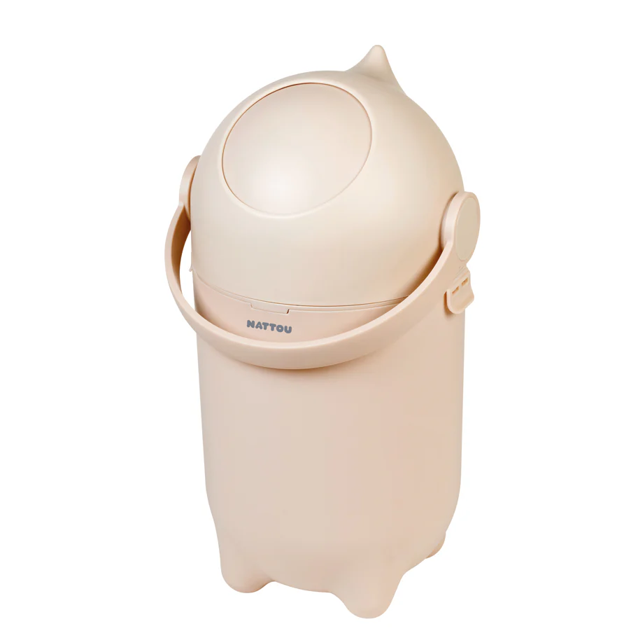 Poubelle Dropy 27 cm - Poubelle à couches beige