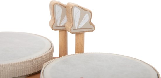 Bongos en bois Label Label - Nougat – Image 2