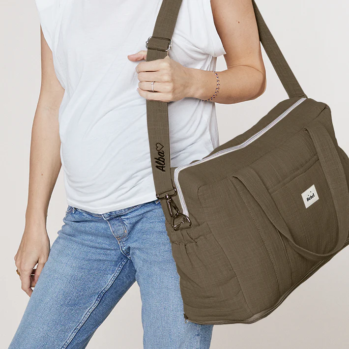 Bebel Sac 24/48H - Effet lin Kaki – Image 3