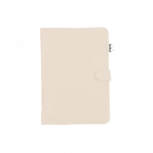 Bebel Protège carnet de santé double gaze de coton - Crème