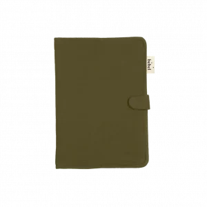 Bebel Protège carnet de santé double gaze de coton - Kaki