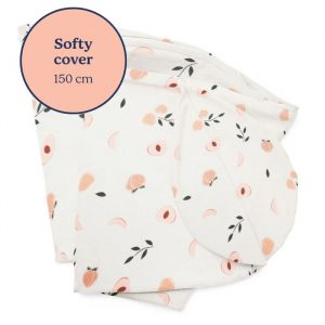 Softy - Housse de coussin d'allaitement - Pêche