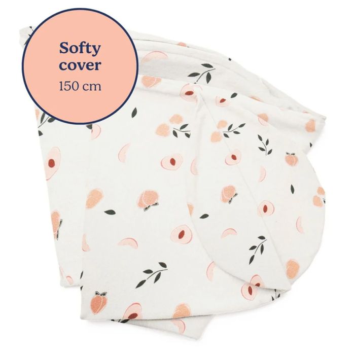 Softy - Housse de coussin d'allaitement - Pêche