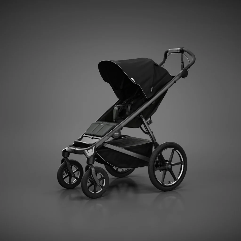 Poussette Thule Urban Glide 4 roues Noire – Image 2