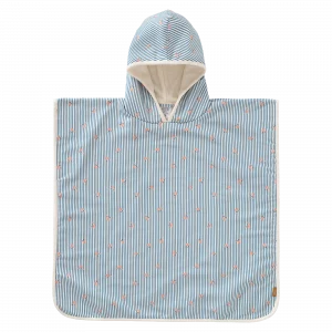 Fresk Poncho Anti-UV 0-36M Stripes & Crabs