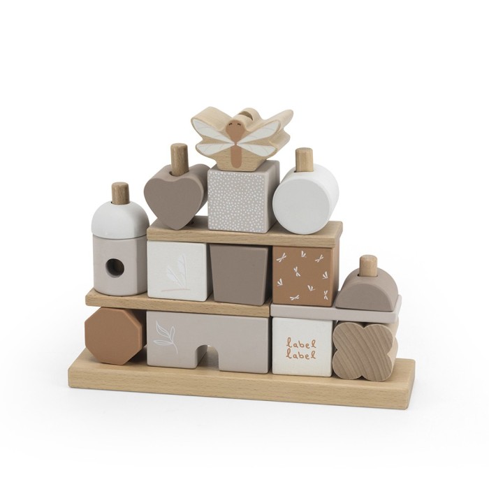 Maison à empiler en bois Label Label - Nougat