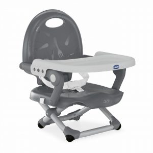 Chicco Rehausseur Pocket Snack - Dark Grey