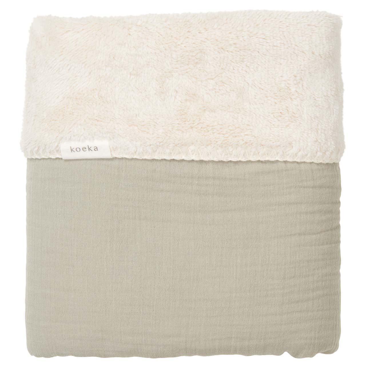 Koeka Couverture pour lit bébé teddy Faro - Vert