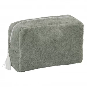 Trousse de toilette en bambou vert de gris – BB&Co