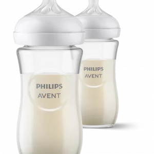 Lot de 2 biberons en verre Avent Natural 3.0 2x240 ml Philips Avent