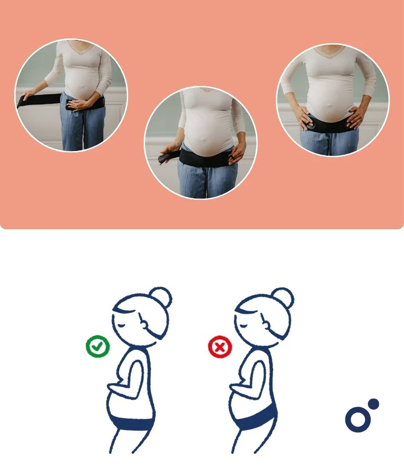 Doomoo Ceinture de maintien grossesse Mom'n Belly – Image 8