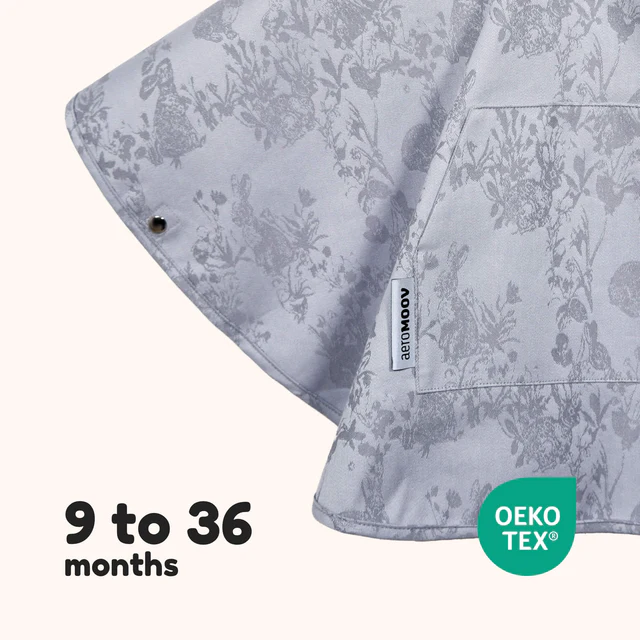 AeroMoov Poncho de Pluie - Bunny Grey – Image 3