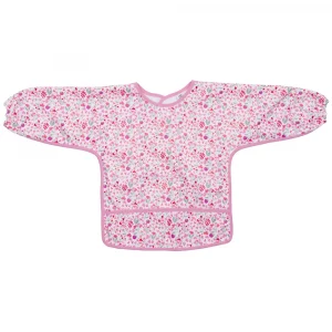 Bavoir tablier col claudine imperméable liberty rose BB&Co