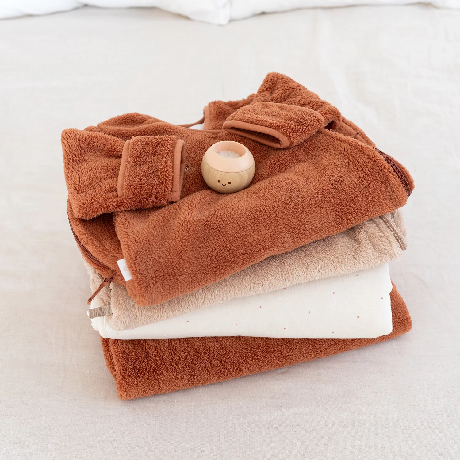 Gigoteuse avec moufles 1-4m hiver tog 2.5 - Noisette – Image 3