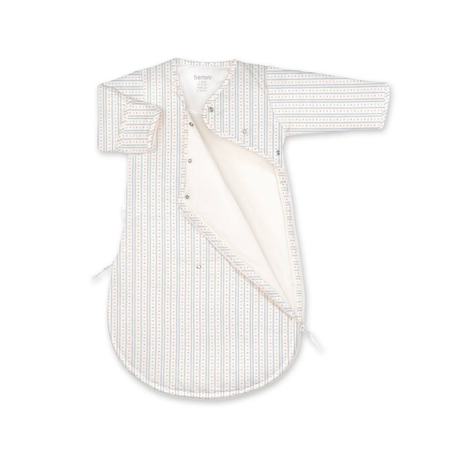 Gigoteuse avec moufles 1-4m hiver tog 2.5 - Glacier – Image 2