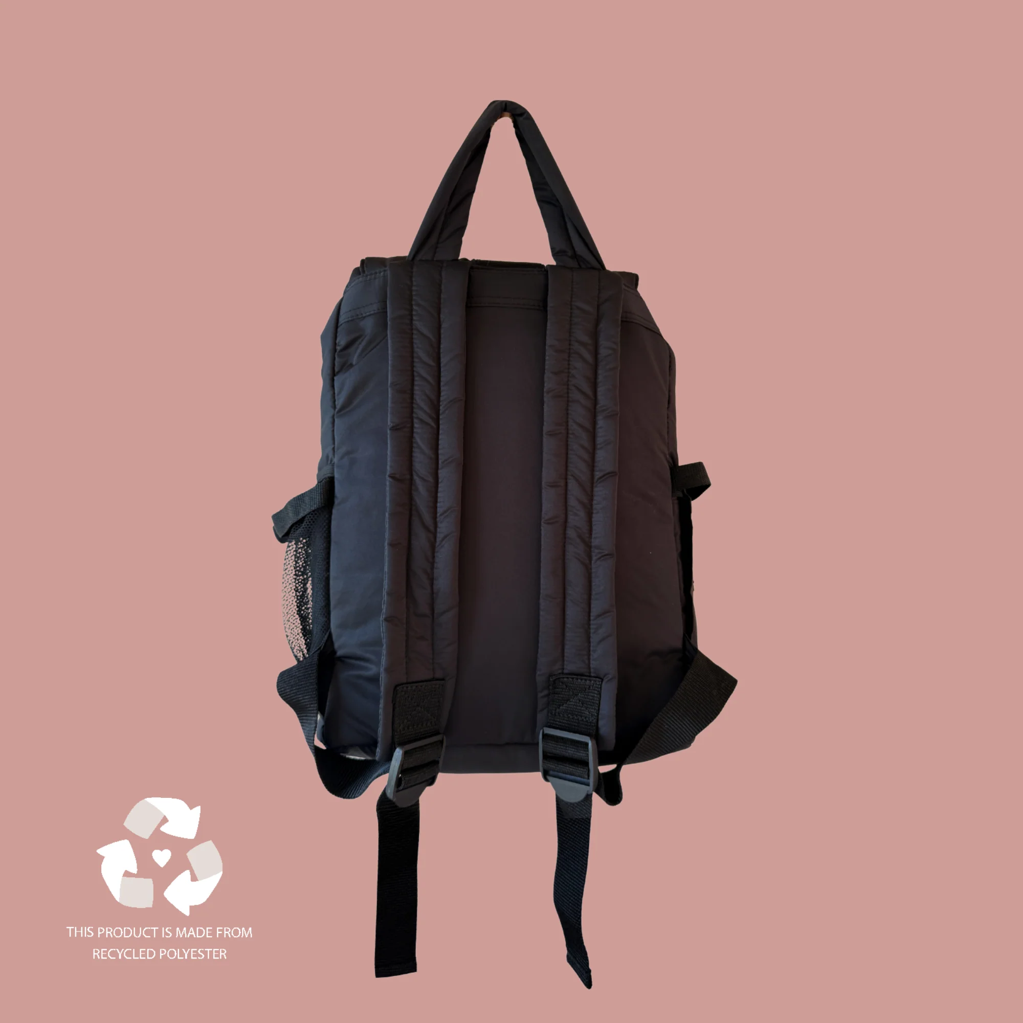 Wildride Sac à dos adulte recyclé Noir – Image 2