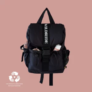 Wildride Sac à dos adulte recyclé Noir