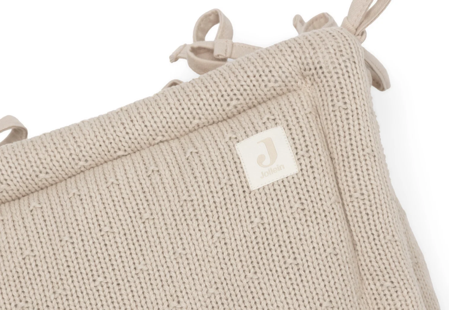 Jollein Tour de parc Sprinkle Knit Sable 180 x 30 cm – Image 4