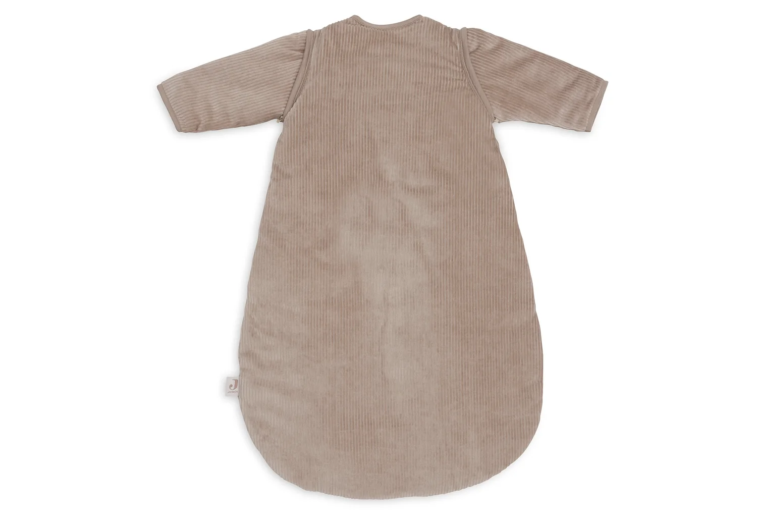 Jollein Gigoteuse avec Manches Amovible Ronde - Rib Milky Coffee - Taille 110 cm – Image 2
