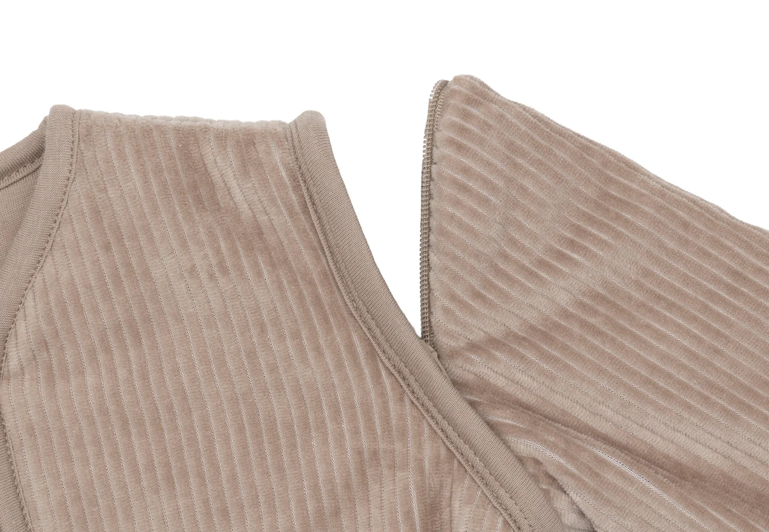 Jollein Gigoteuse avec Manches Amovible Ronde - Rib Milky Coffee - Taille 110 cm – Image 4
