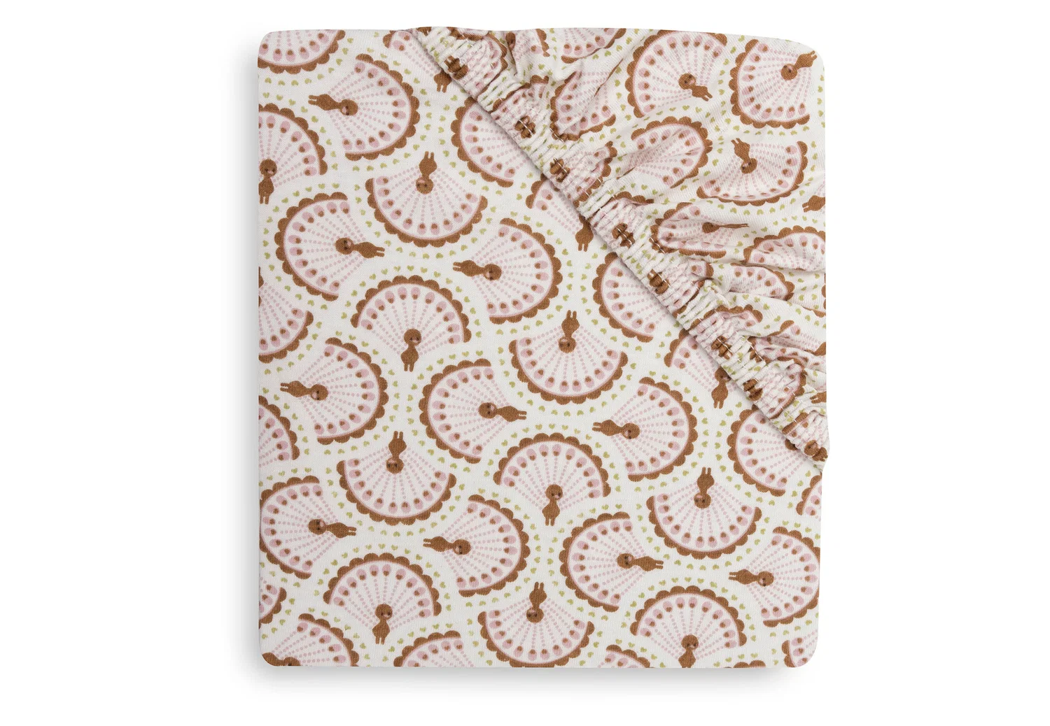 Jollein Drap-housse Jersey Soft Plumes 60 x 120 cm