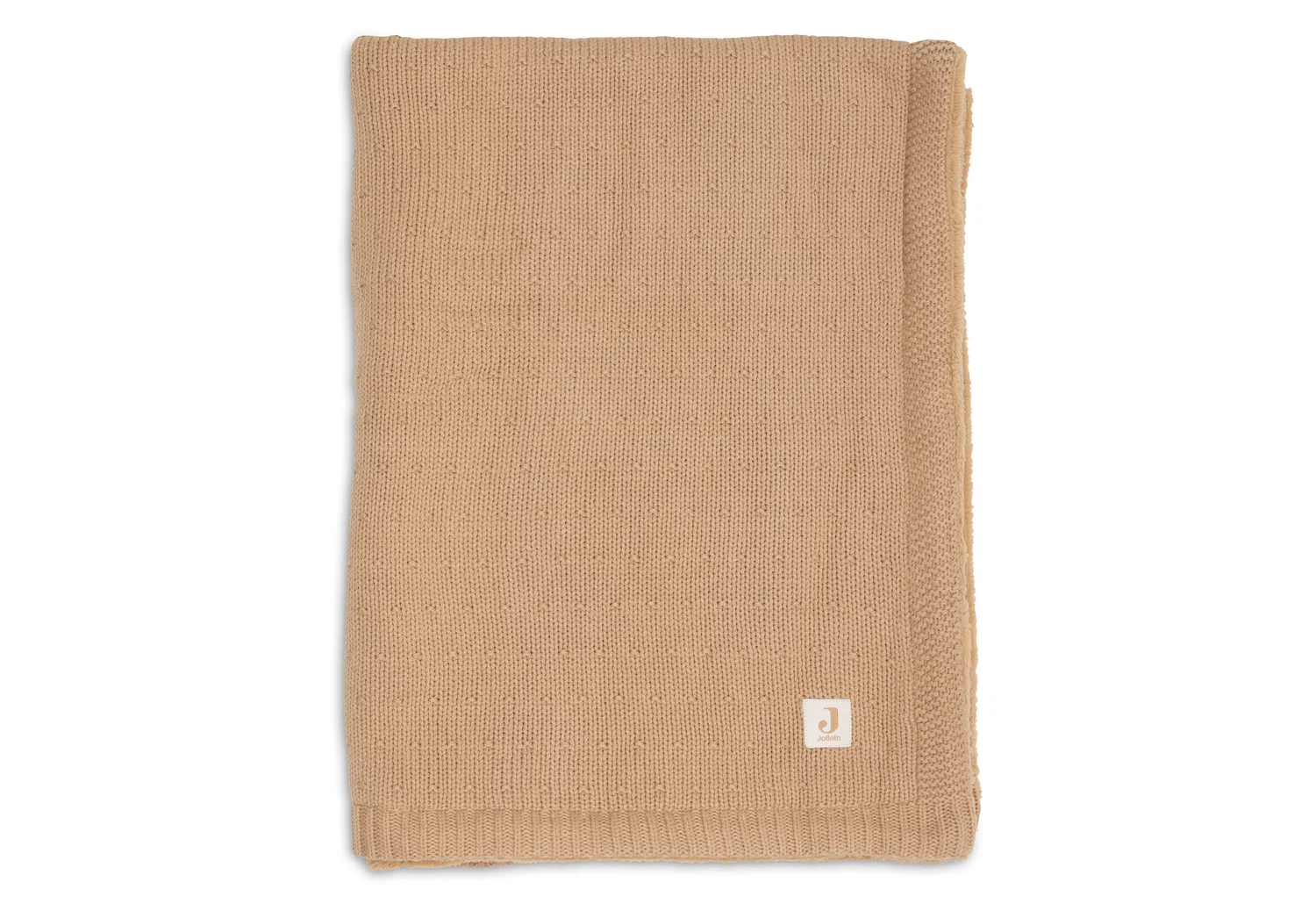 Jollein Couverture en tricot à pois et tissu peluche Hazel 75 x 100 cm