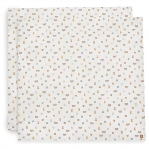Lange Gaze de Coton Large 115x115 cm Jollies - 2 Unités