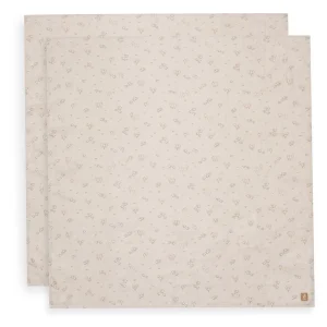 Jollein Lange gaze de Coton Large 115x115cm - Woolly - 2 Unités