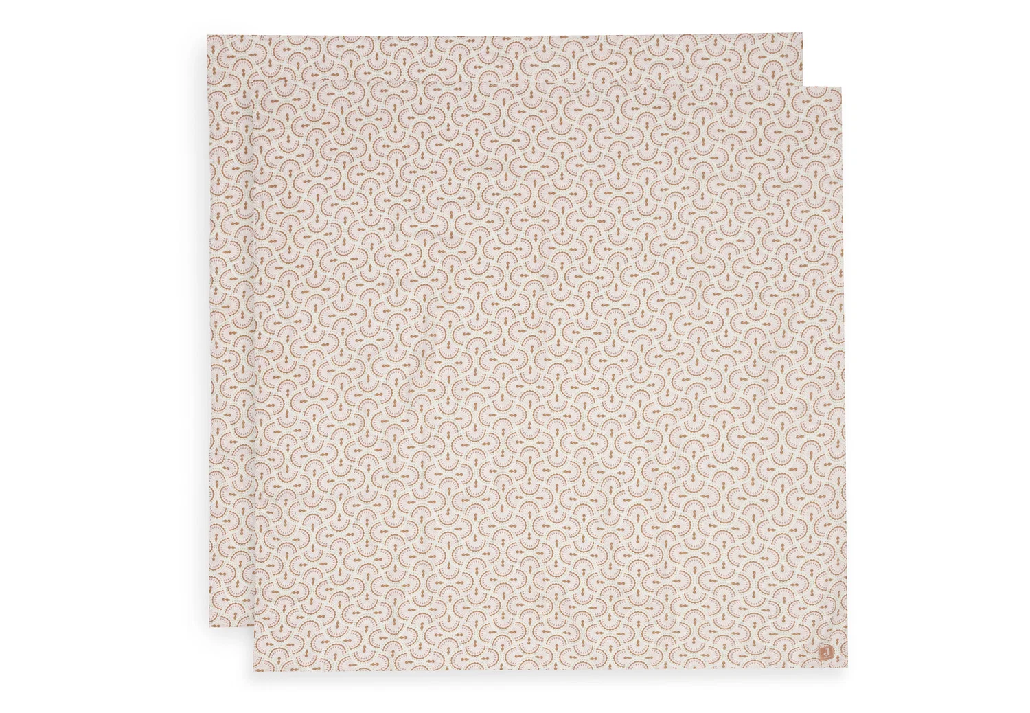 Jollein Lange gaze de Coton Large 115x115cm - Woolly - 2 Unités