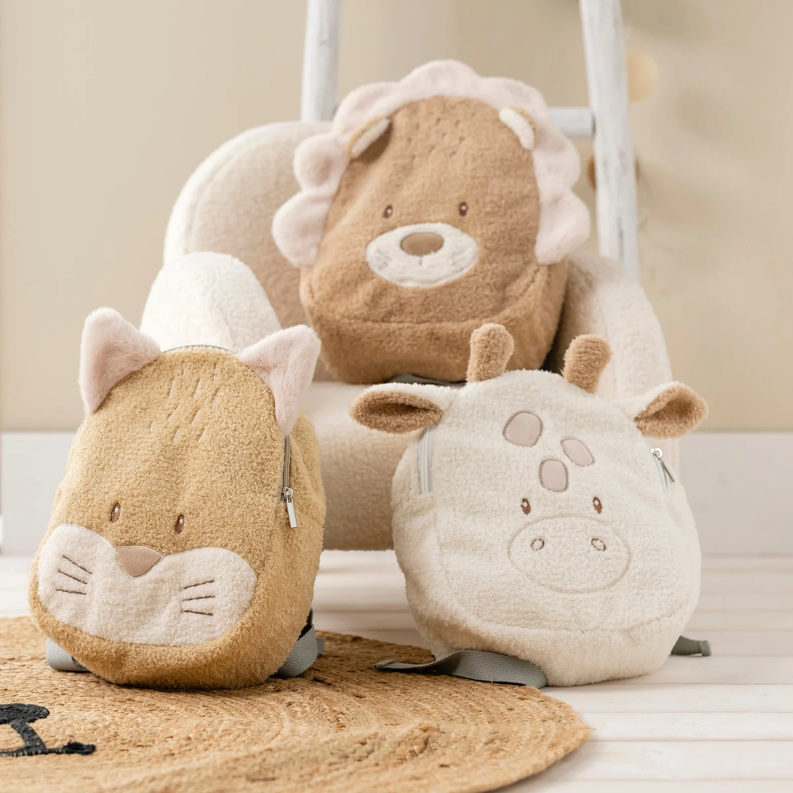 Nattou Sac à dos Lion Renard - 33 cm – Image 2