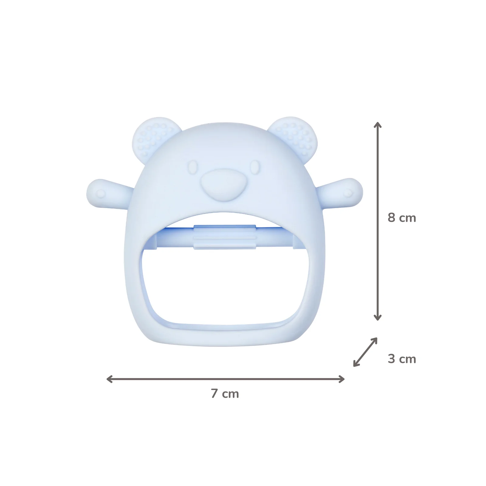 Moufle de dentition silicone - Bleue – Image 4